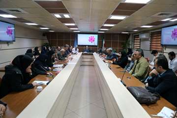 جلسه مدیران گروه های آموزشی در بیمارستان رفیده